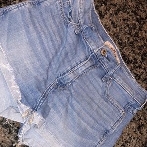 Hollister high waisted jean shorts